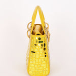 Christian Dior Mosaic of Mirrors Mini Lady Yellow
