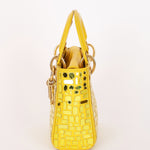 Christian Dior Mosaic of Mirrors Mini Lady Yellow
