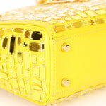 Christian Dior Mosaic of Mirrors Mini Lady Yellow