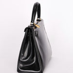 Hermès Kelly 28 Noir Box Retourne 1987 GHW