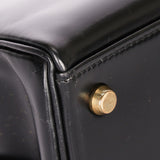 Hermès Kelly 28 Noir Box Retourne 1987 GHW