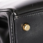 Hermès Kelly 28 Noir Box Retourne 1987 GHW