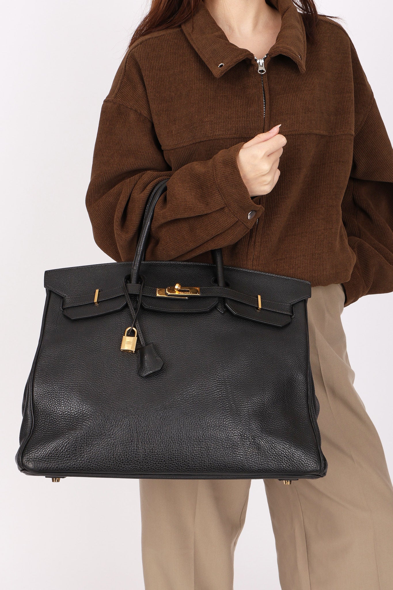 Hermès Birkin 40 Noir Togo 2000 GHW