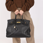 Hermès Birkin 40 Noir Togo 2000 GHW