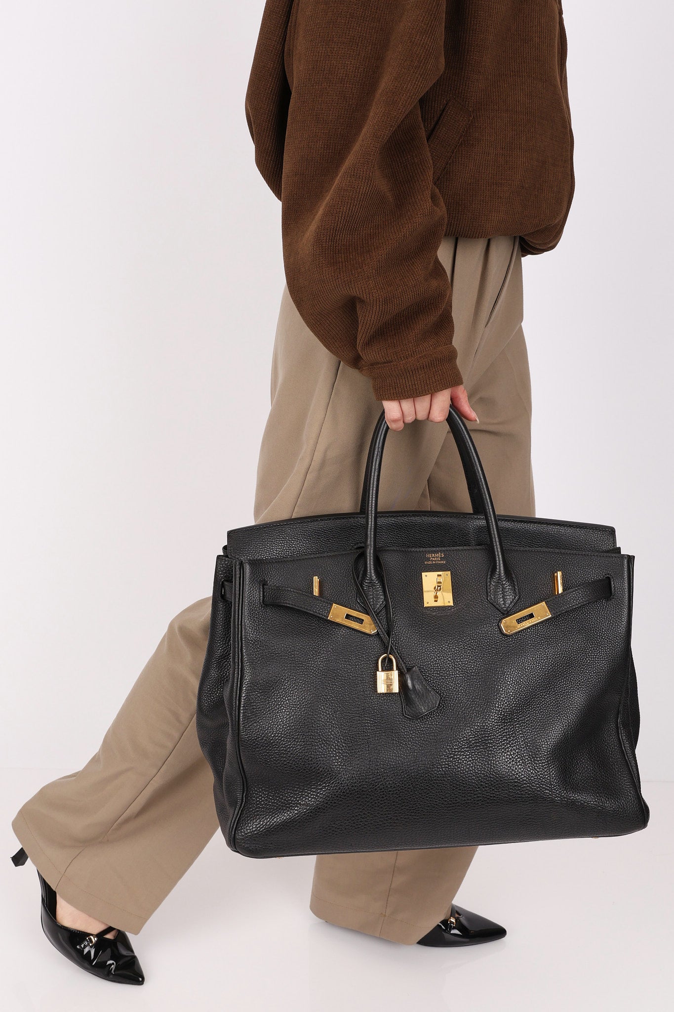 Hermès Birkin 40 Noir Togo 2000 GHW
