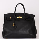 Hermès Birkin 40 Noir Togo 2000 GHW