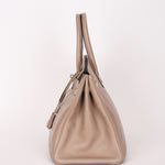 Hermès Birkin 35 Gris Tourterelle Clemence 2001 PHW