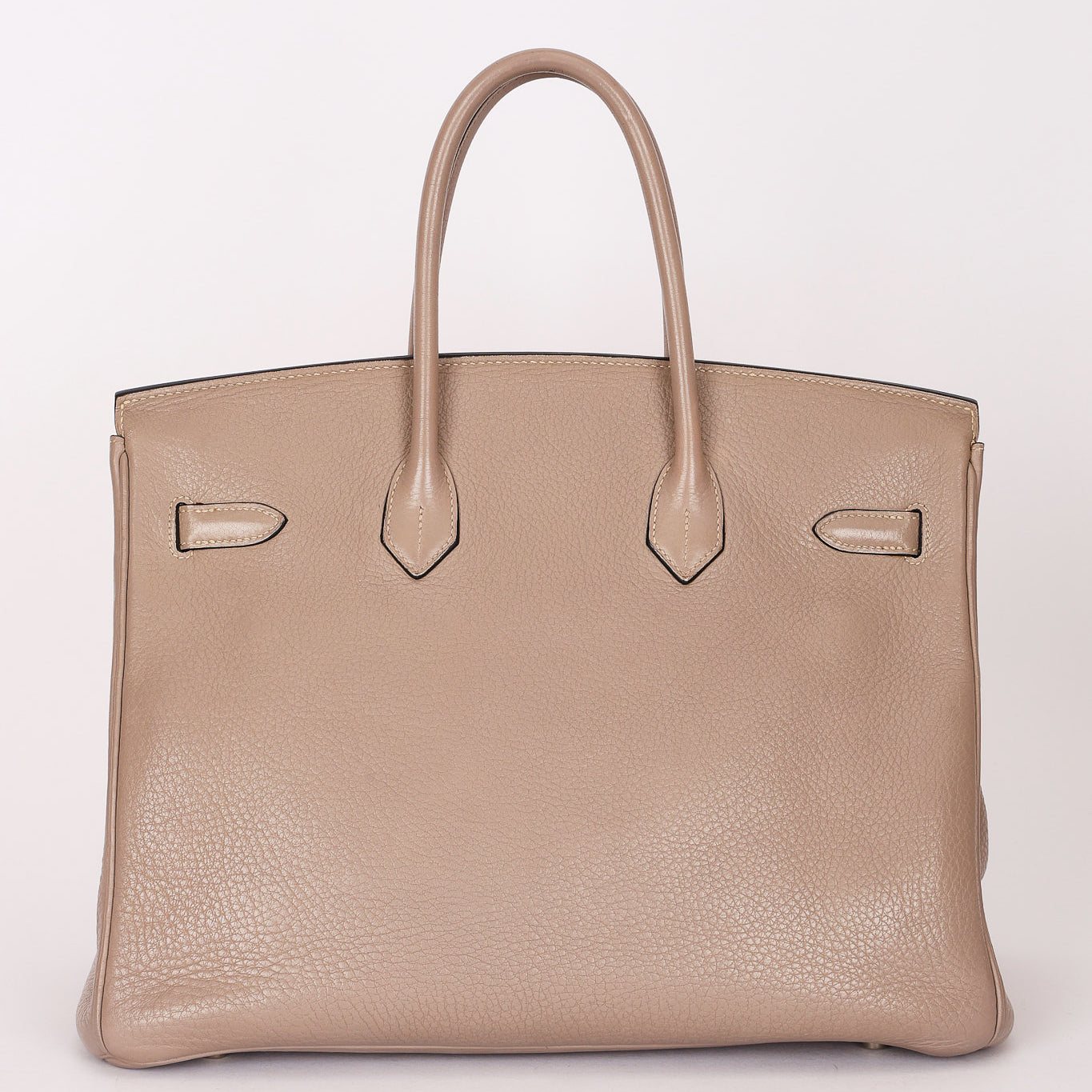 Hermès Birkin 35 Gris Tourterelle Clemence 2001 PHW