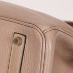 Hermès Birkin 35 Gris Tourterelle Clemence 2001 PHW