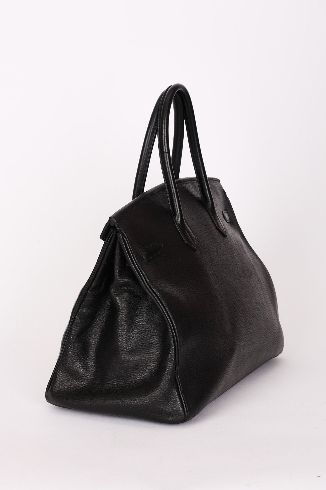 Hermès Birkin 35 Noir Clemence 2002 GHW