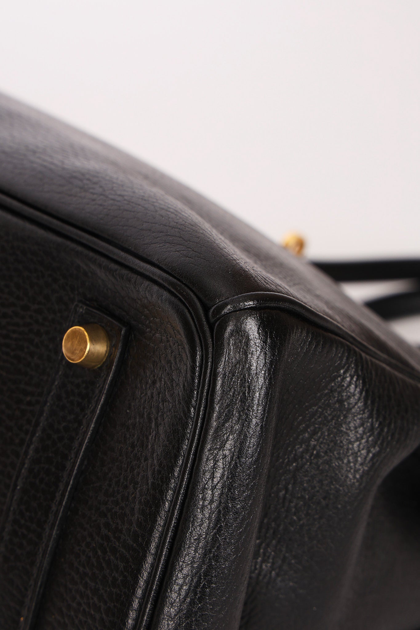 Hermès Birkin 35 Noir Clemence 2002 GHW