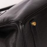 Hermès Birkin 35 Noir Clemence 2002 GHW