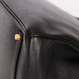 Hermès Birkin 35 Noir Clemence 2002 GHW