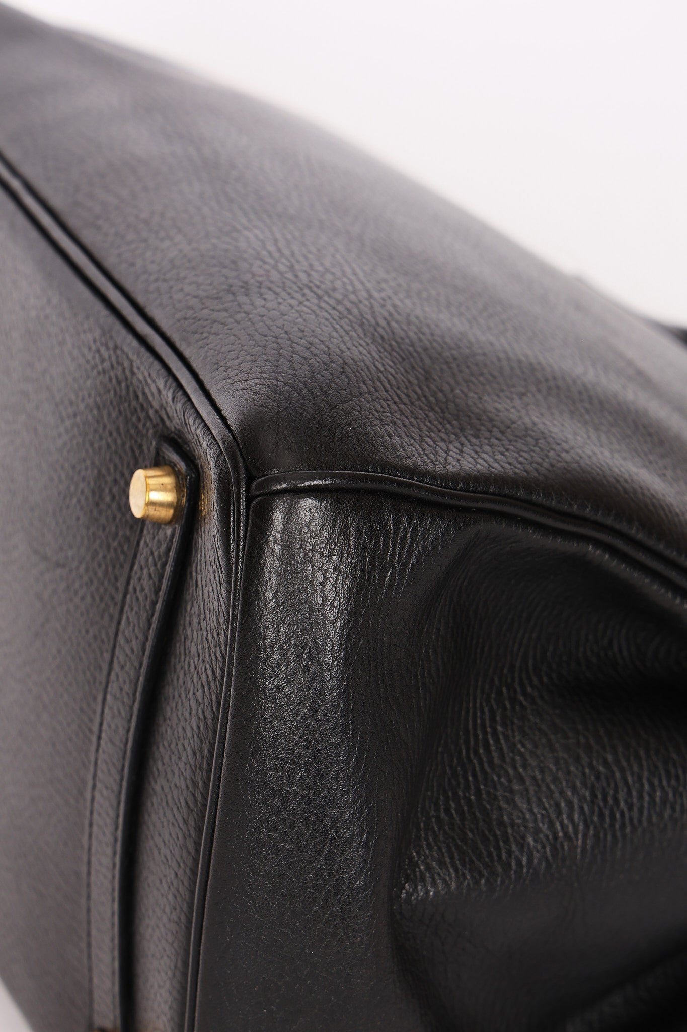 Hermès Birkin 35 Noir Clemence 2002 GHW