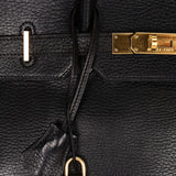 Hermès Birkin 35 Noir Clemence 2002 GHW