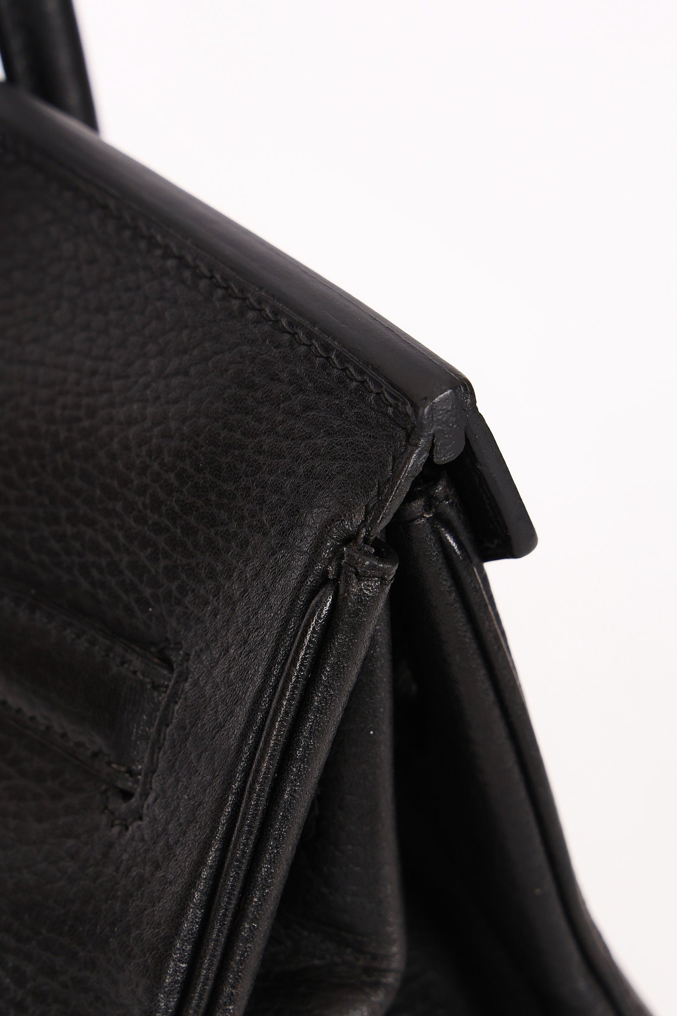 Hermès Birkin 35 Noir Clemence 2002 GHW