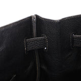 Hermès Birkin 35 Noir Clemence 2002 GHW