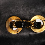 Chanel Jumbo Classic Single Flap Black Patent 1997 24K GP