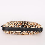 Celine Medium Romy Leopard Print Ponyhair Shoulder Bag
