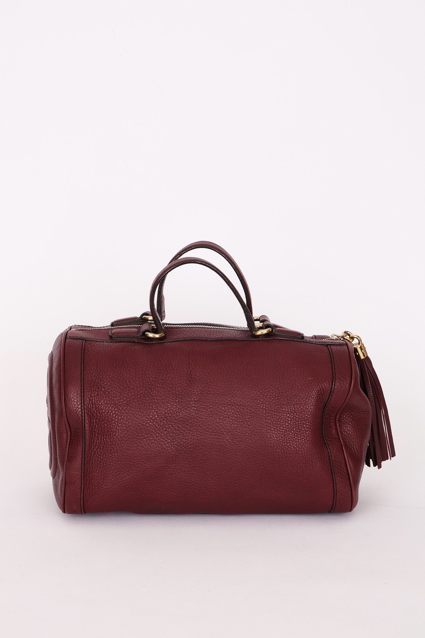 Gucci Soho Boston Bag Bordeaux