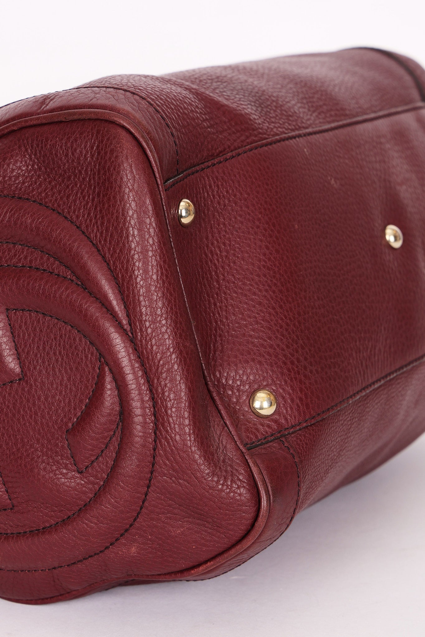 Gucci Soho Boston Bag Bordeaux