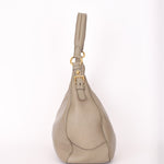 Prada Vitello Daino Hobo Gray