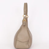 Prada Vitello Daino Hobo Gray