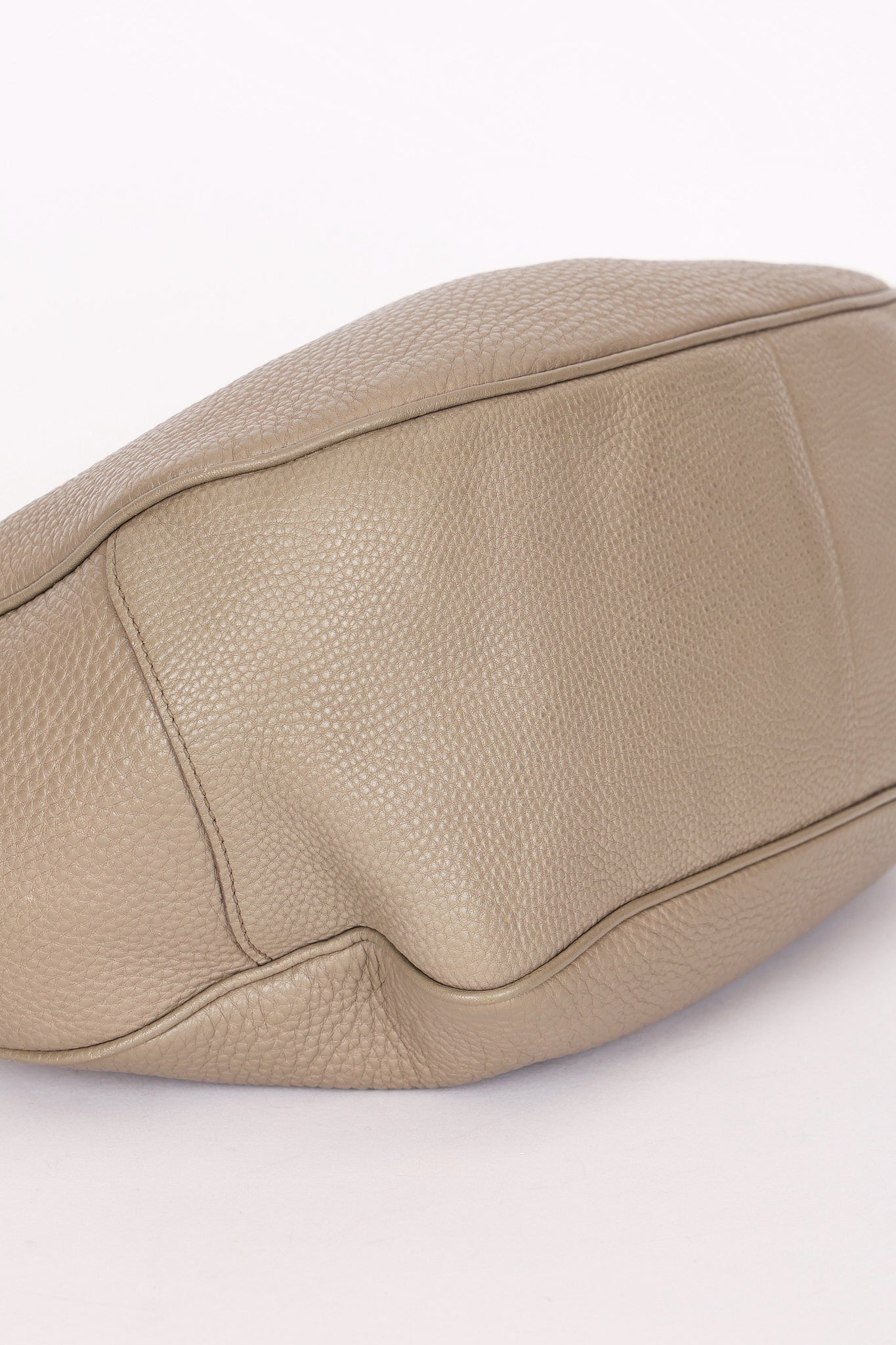 Prada Vitello Daino Hobo Gray