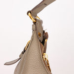 Prada Vitello Daino Hobo Gray