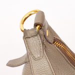 Prada Vitello Daino Hobo Gray