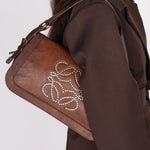 Loewe Studded Anagram Shoulder Bag 2004