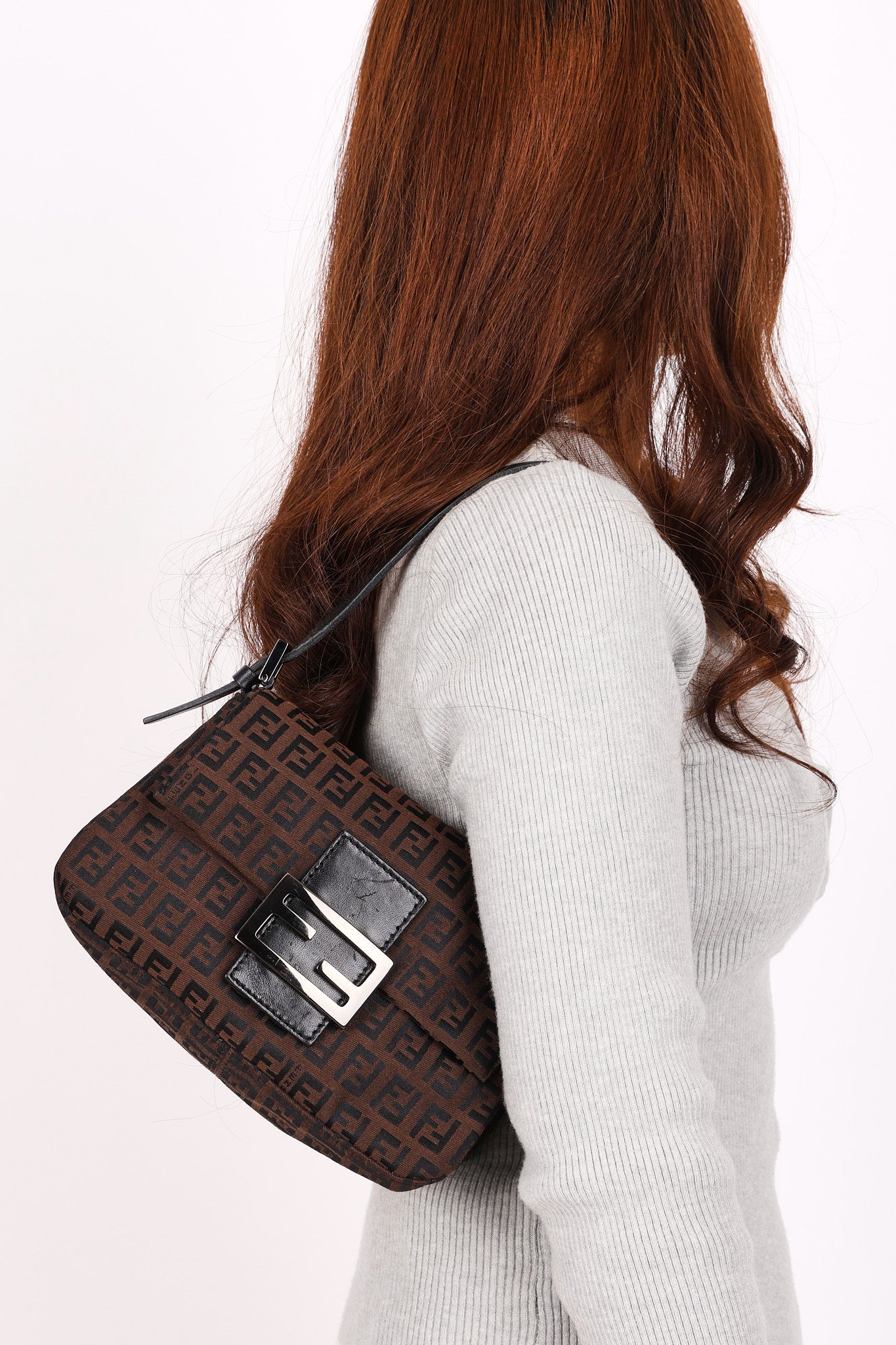 Fendi Zucchino Mini Mamma Baguette
