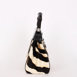 Gucci Lady Lock Tiger Print Bamboo Top Handle Bag