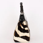 Gucci Lady Lock Tiger Print Bamboo Top Handle Bag