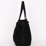 Chanel Raw Edge Tote Black Canvas