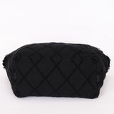 Chanel Raw Edge Tote Black Canvas