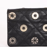 Chanel Star Attitude Grommet Clutch Black Calfskin MMHW