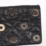 Chanel Star Attitude Grommet Clutch Black Calfskin MMHW