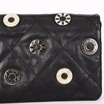 Chanel Star Attitude Grommet Clutch Black Calfskin MMHW