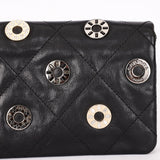 Chanel Star Attitude Grommet Clutch Black Calfskin MMHW