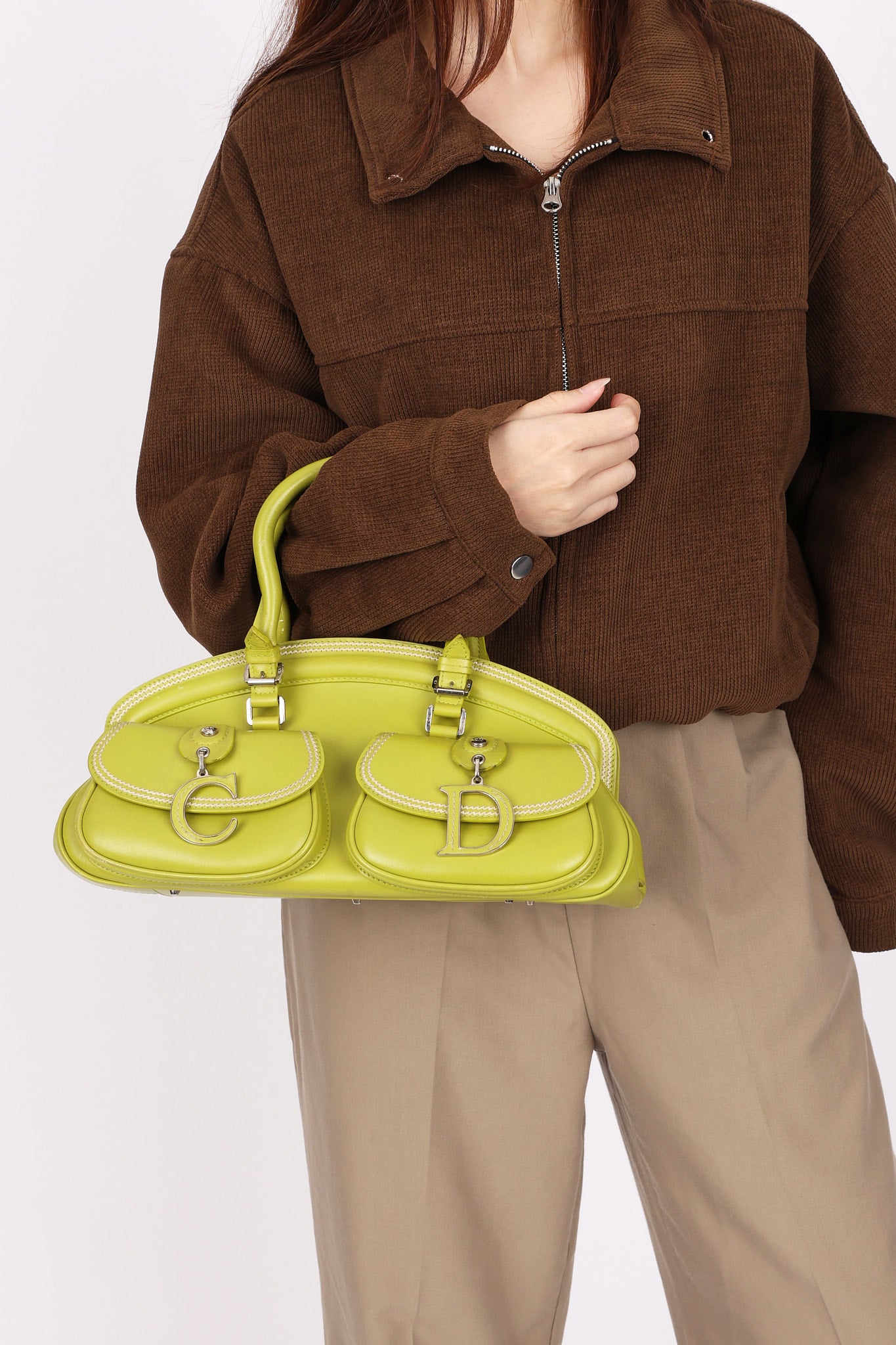 Christian Dior Detective Bag Lime Green