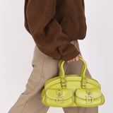 Christian Dior Detective Bag Lime Green