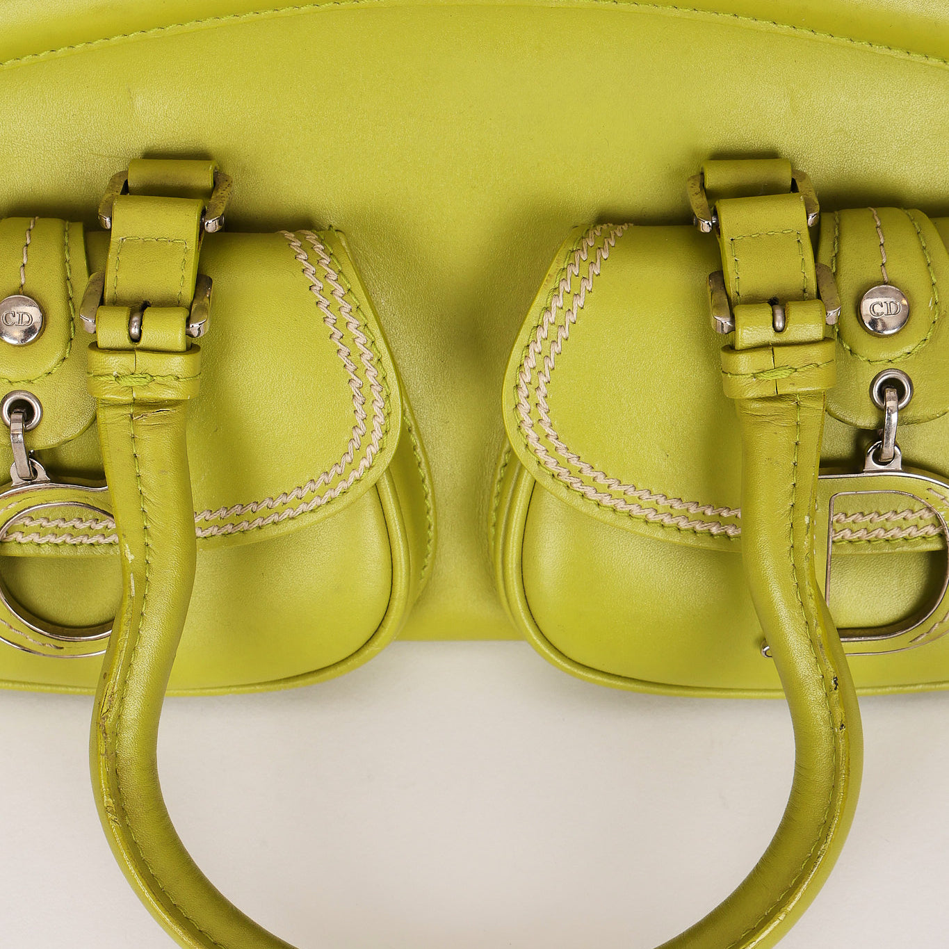 Christian Dior Detective Bag Lime Green