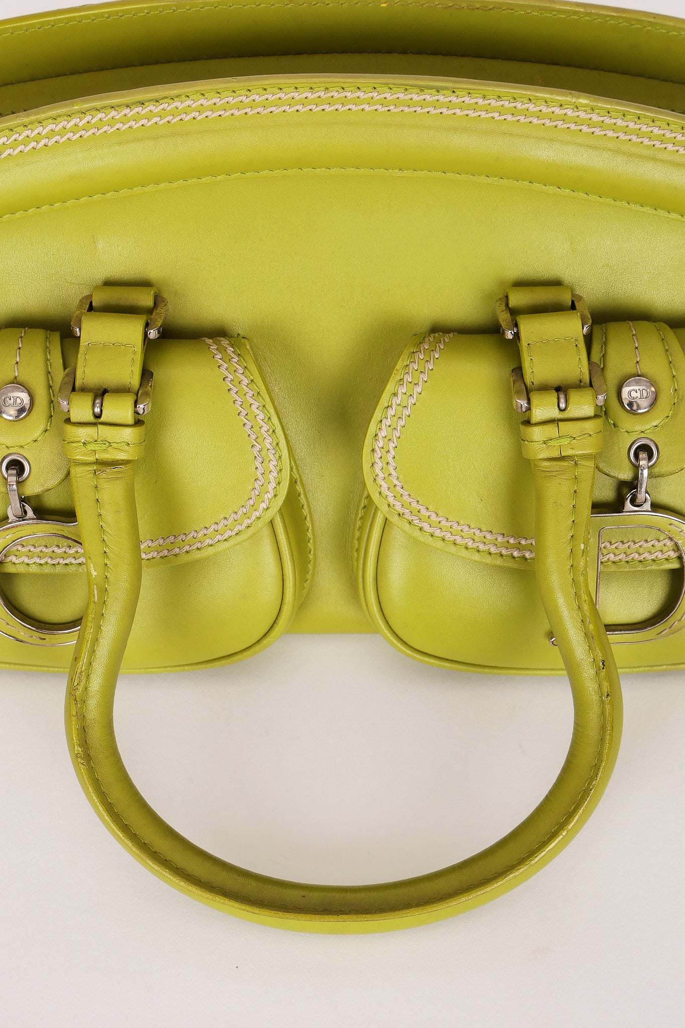 Christian Dior Detective Bag Lime Green