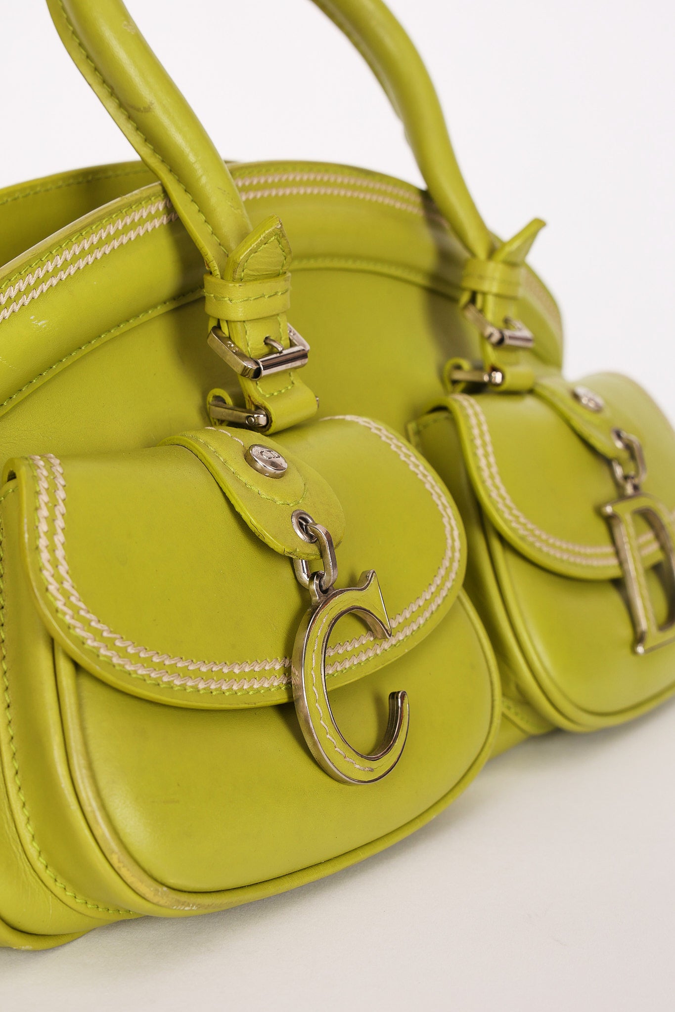 Christian Dior Detective Bag Lime Green
