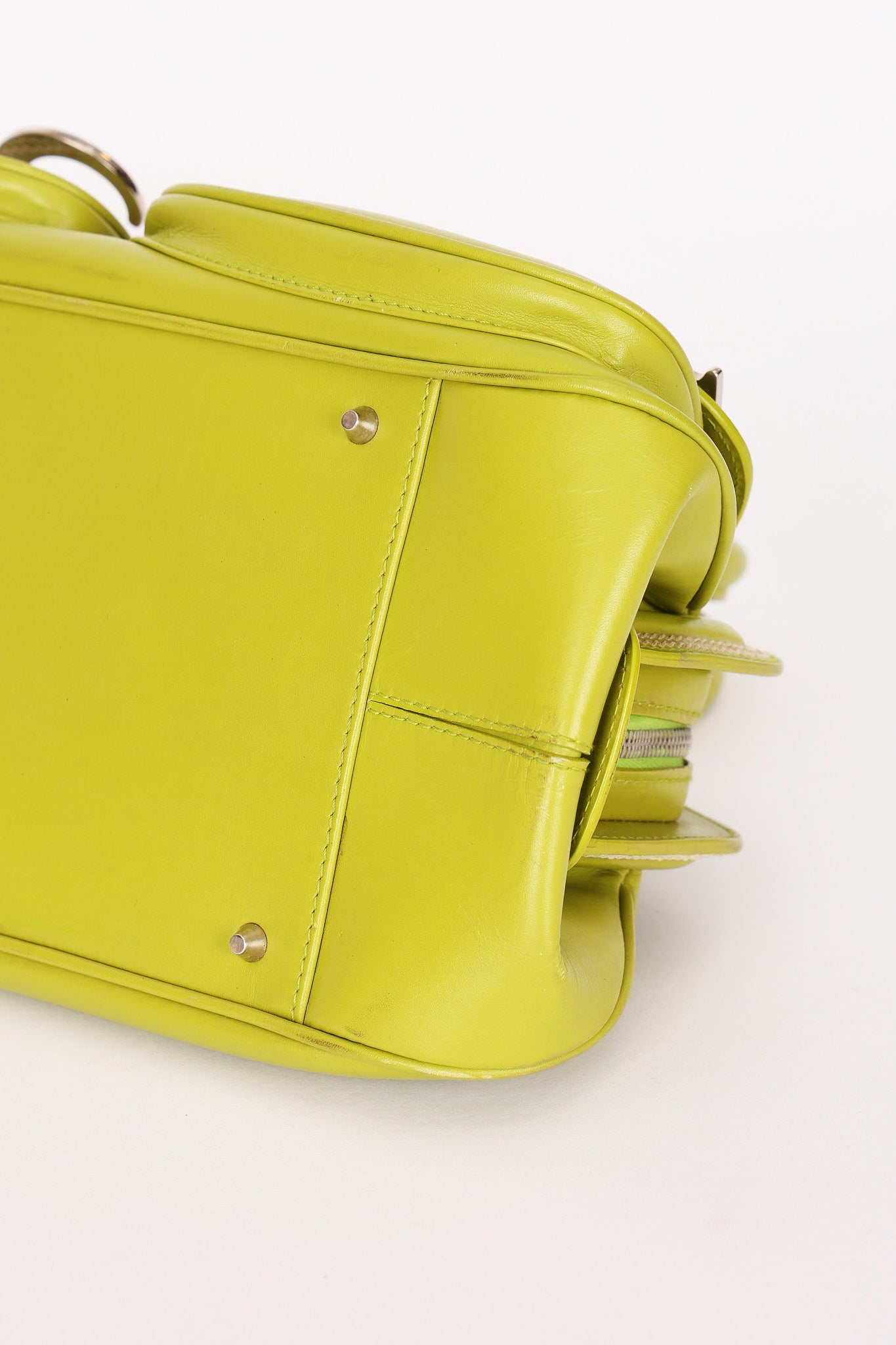 Christian Dior Detective Bag Lime Green