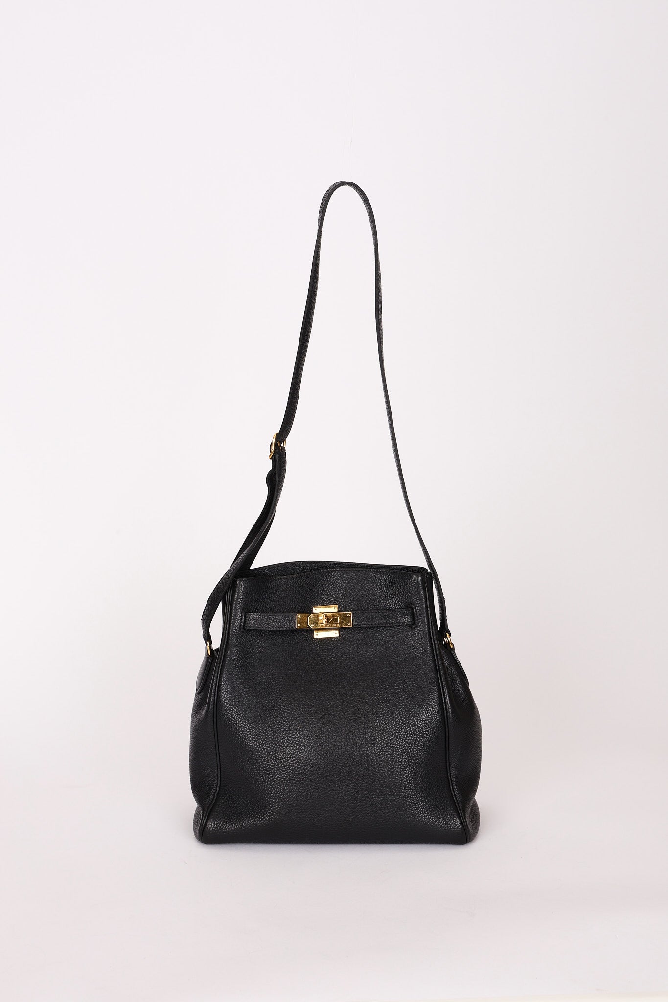 Hermès Kelly Sport MM Noir Togo GHW