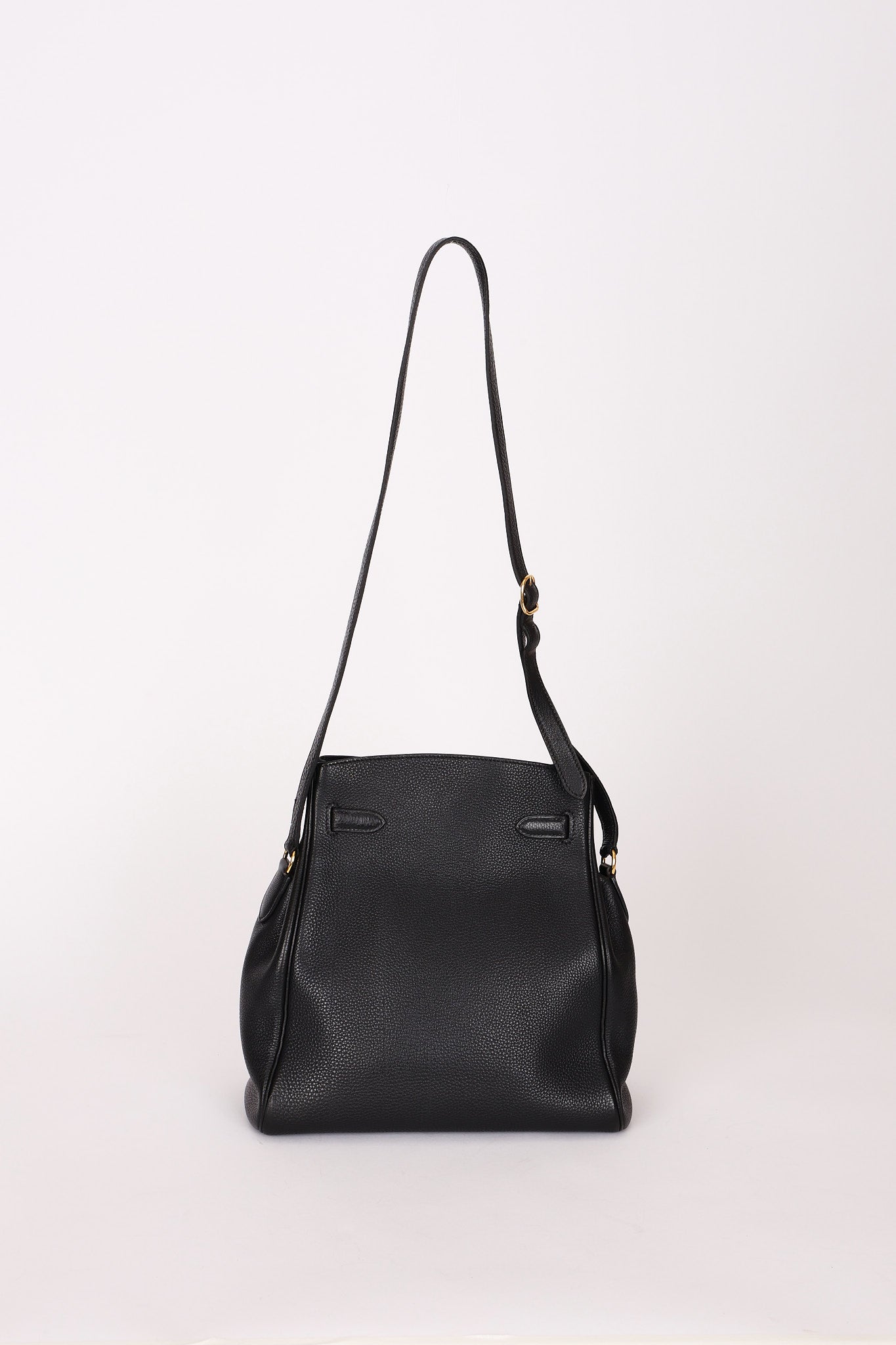 Hermès Kelly Sport MM Noir Togo GHW