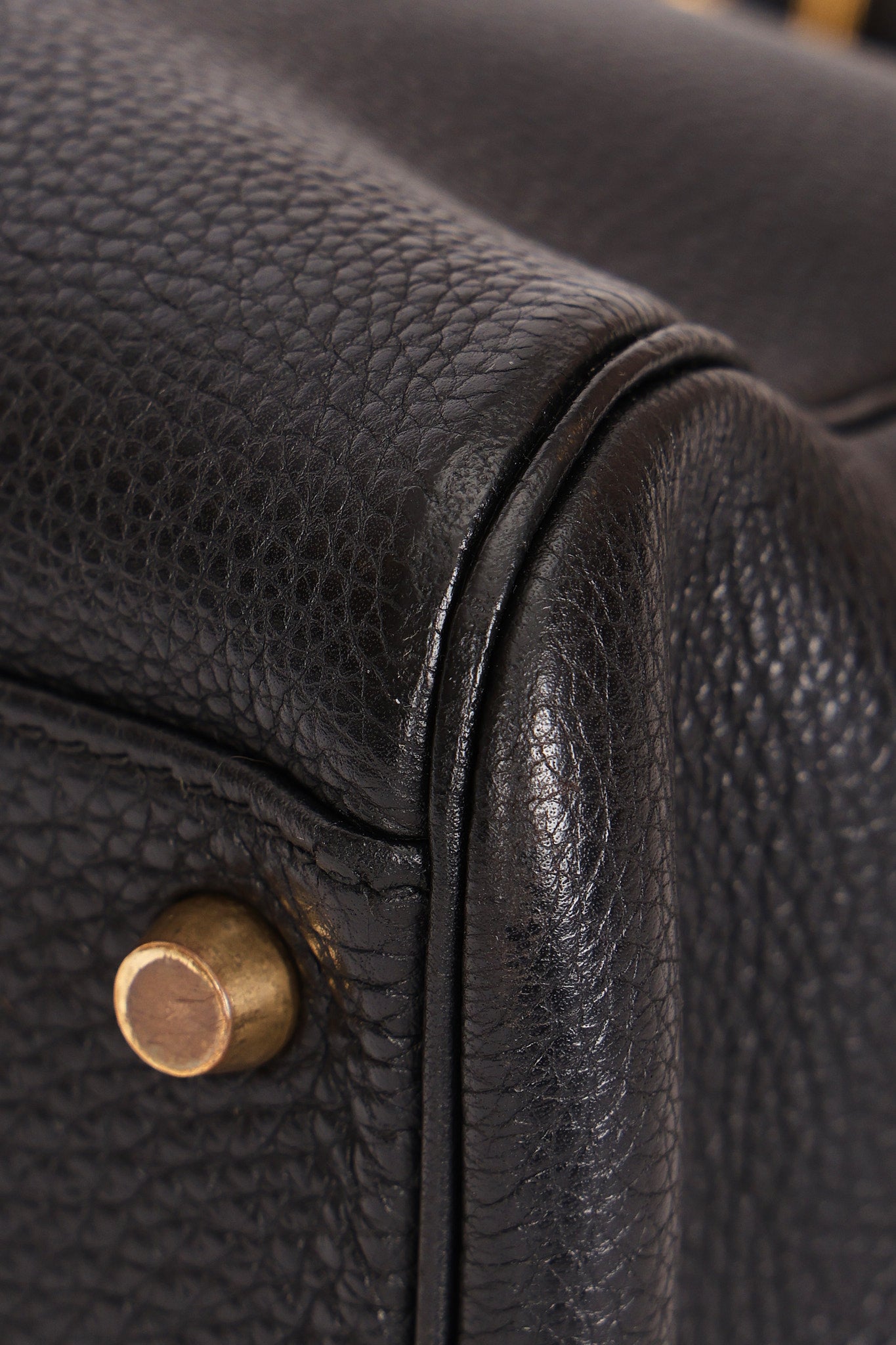 Hermès Kelly Sport MM Noir Togo GHW