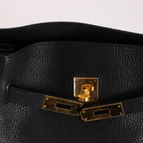 Hermès Kelly Sport MM Noir Togo GHW